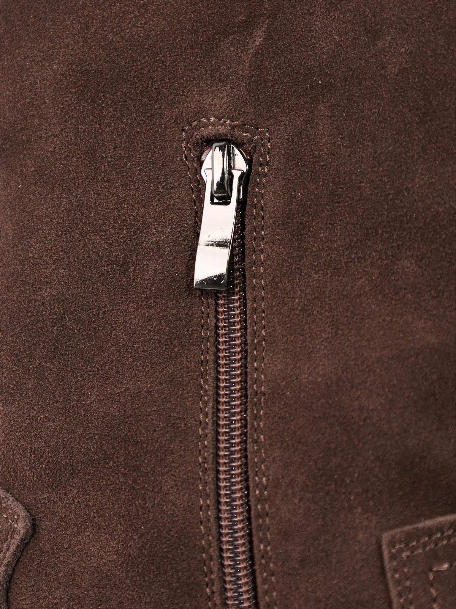 Сапоги-казаки бордового цвета из натуральной замшы